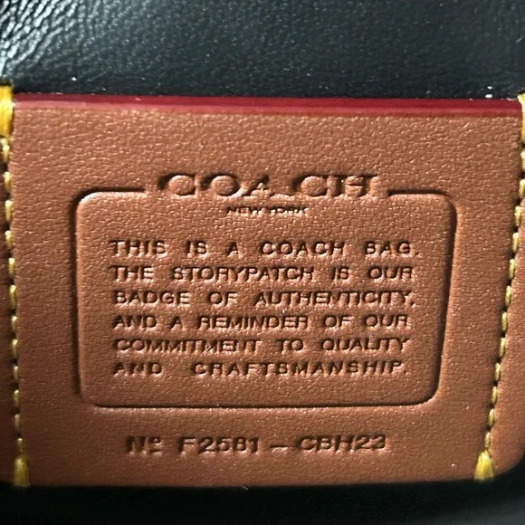 COACH Tabby 19 Quilted Nappa Leather Chain Crossbody/Wristlet w/Dust Bag - Picture 8 of 11